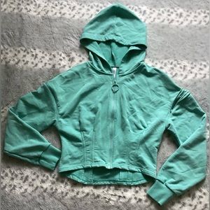 Fabletics Dakota Full Zip Up Jacket-Fresh Teal